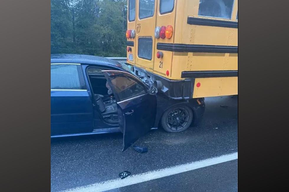 Driver Allegedly Falls Asleep, Drives Underneath and Crashes into Maine School Bus With Children on Board