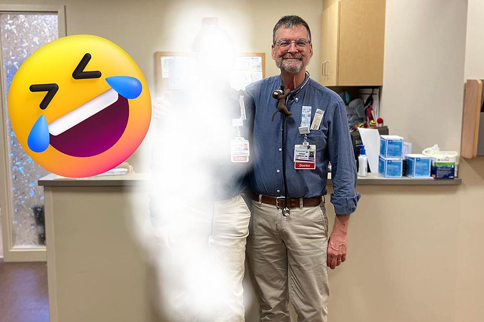 Longtime Central Maine Pediatrician Gets an Epic Halloween Surprise From His Medical Assistant