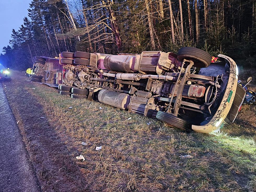 MAINE NEWS: Traffic Snarled on I-95 Thursday Morning Due to Tractor Trailer Rollover