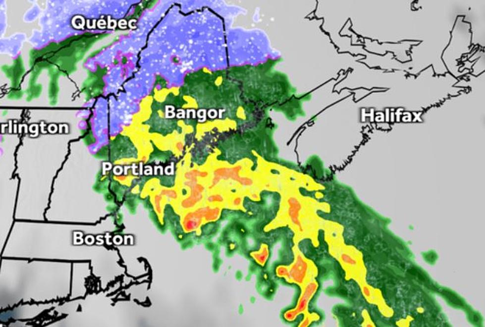 Heavy Wind, Rain &#038; Snow Move Into Maine Sunday Night Through Monday