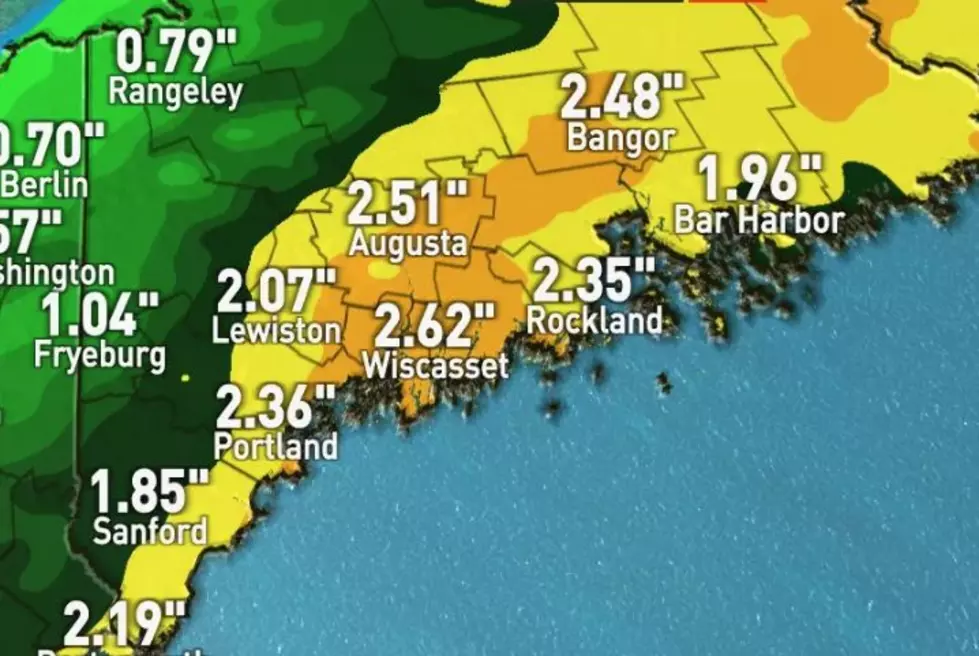 Flood Potential & Absolute Buckets of Rain on Tap For Maine Thurs