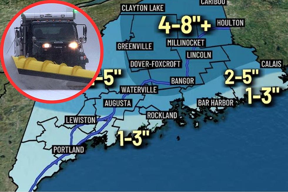 Well Wednesday Evening’s Weather in Maine Just Took a Snowy Turn