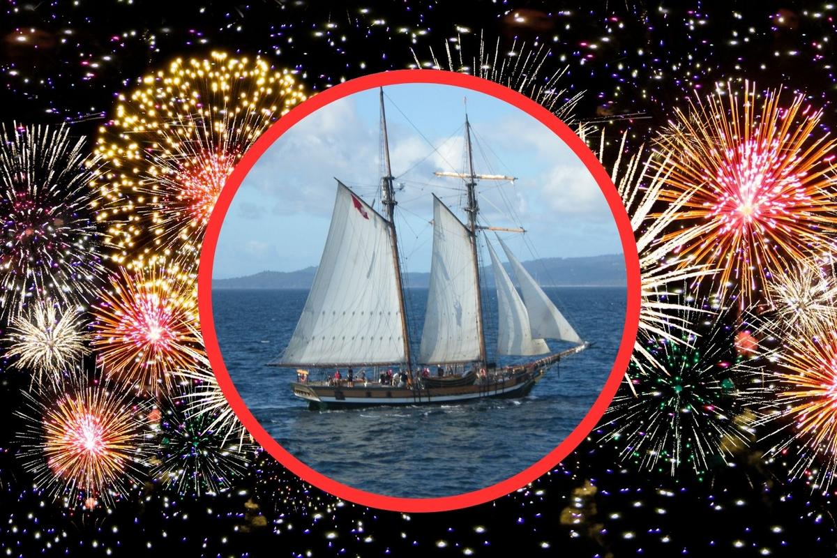 Enjoy The 4th of July Fireworks Aboard This Gorgeous Maine Schooner