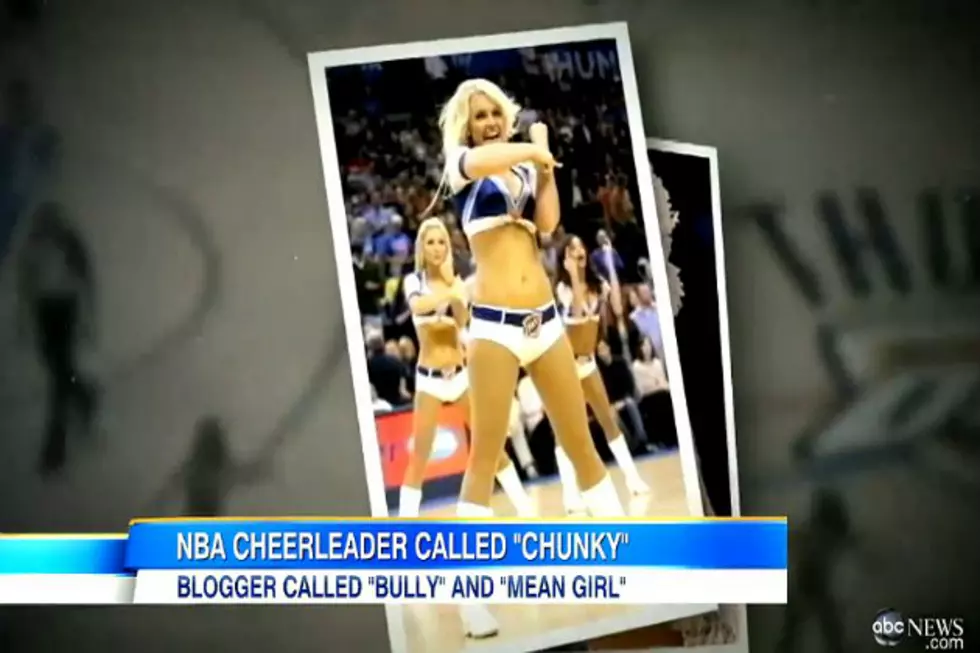 Sports Columnist Calls OKC Thunder Cheerleader Too Chunky to Cheer!