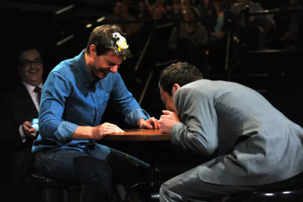 Funny! Tom Cruise Plays Egg Roulette with Jimmy Fallon [VIDEO]