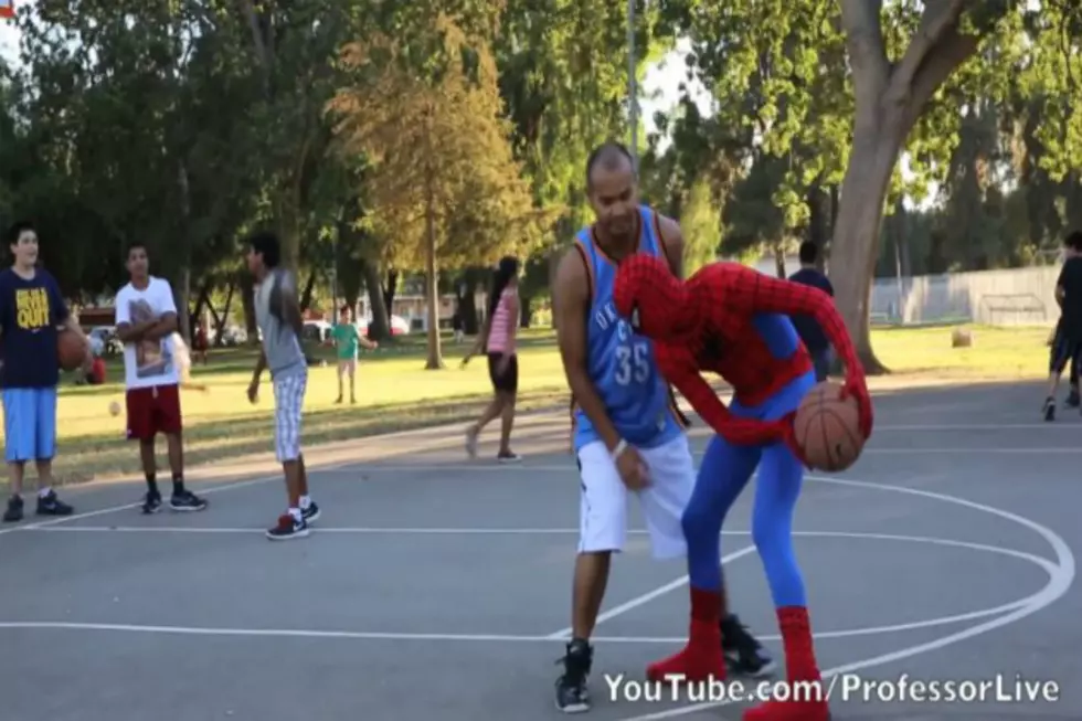 Spiderman Schools Some Boys on the Court [VIDEO]