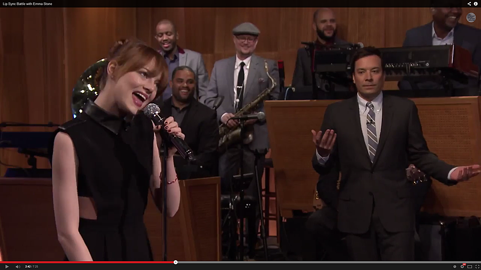 Emma Stone is the Best Lip Sync Artist Ever [VIDEO]
