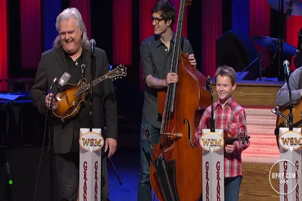 Ricky Skaggs Introduces Amazing 10 Year-Old Fiddle Player at the Opry [VIDEO]