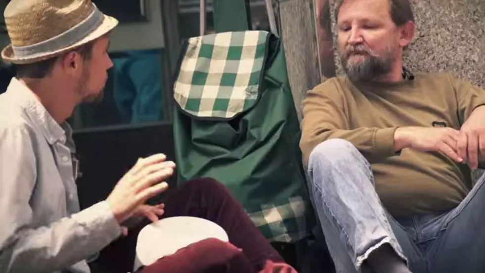 A Homeless Man Reluctantly Agrees to Let a Young Man Use his Money Collection Bucket, and What Happens Next Will Make You Believe in Humanity Again [VIDEO]