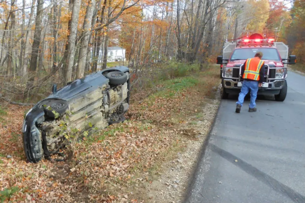 Litchfield Teen in Overturned Vehicle