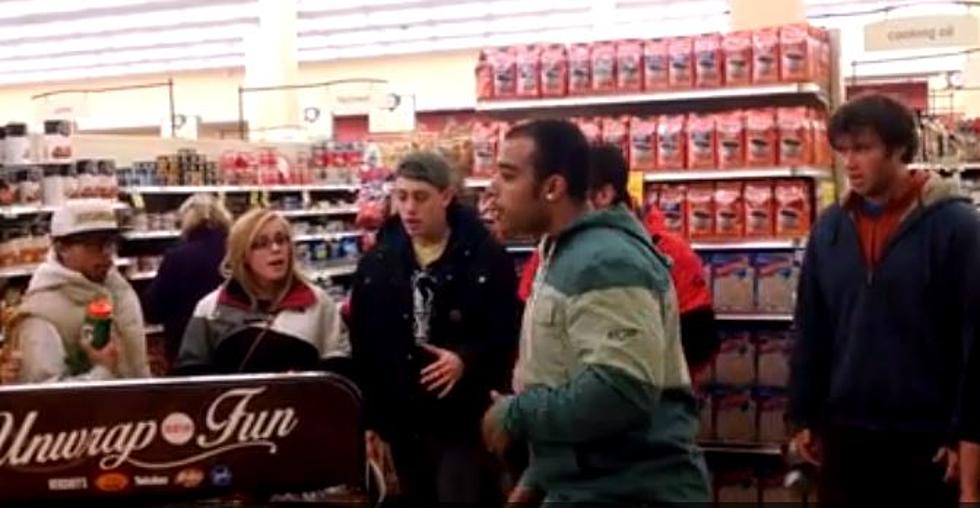 Surprise Musical Interlude at Hannaford in Old Town! [VIDEO]