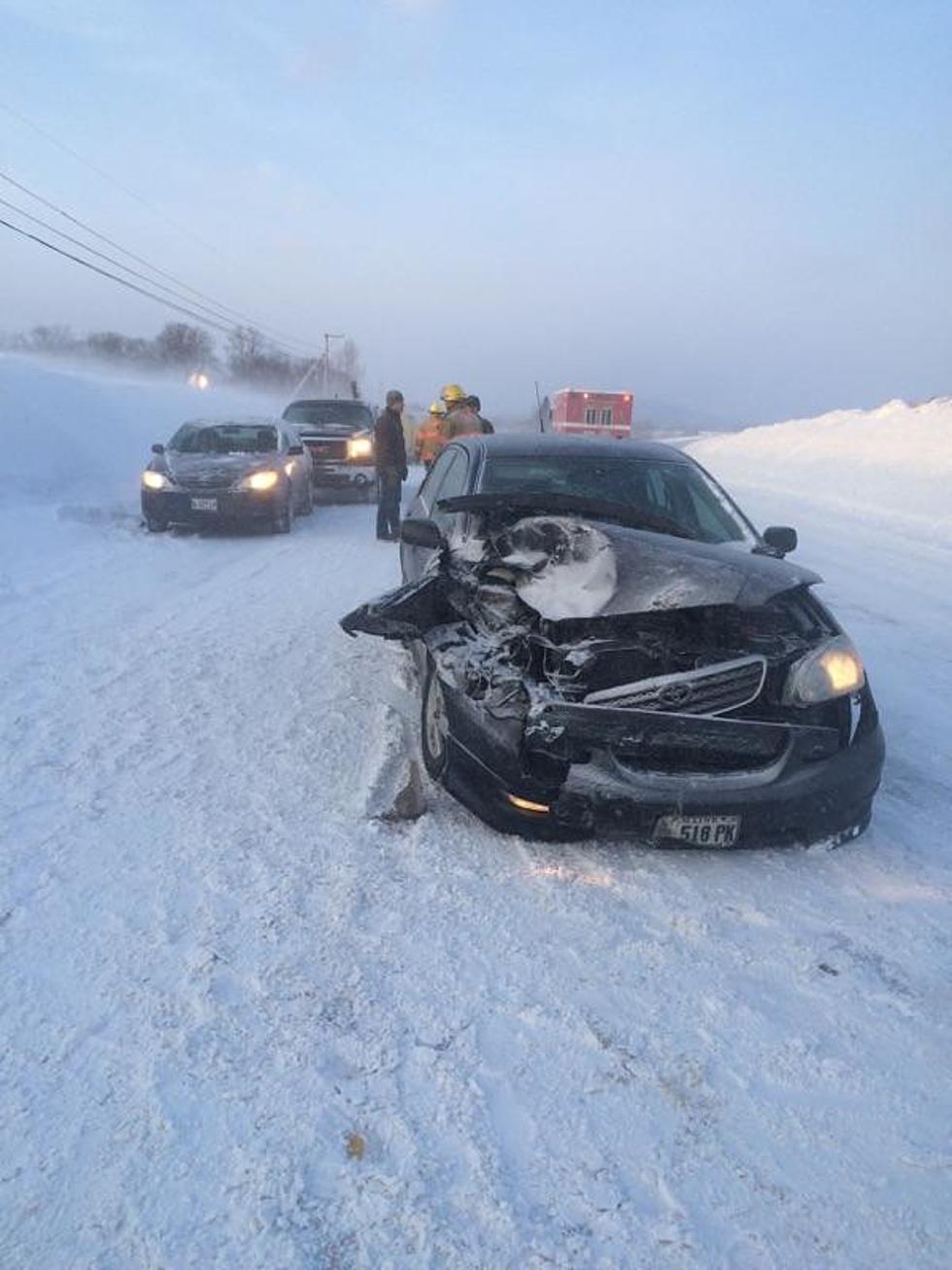 Five Injured in Whiteout