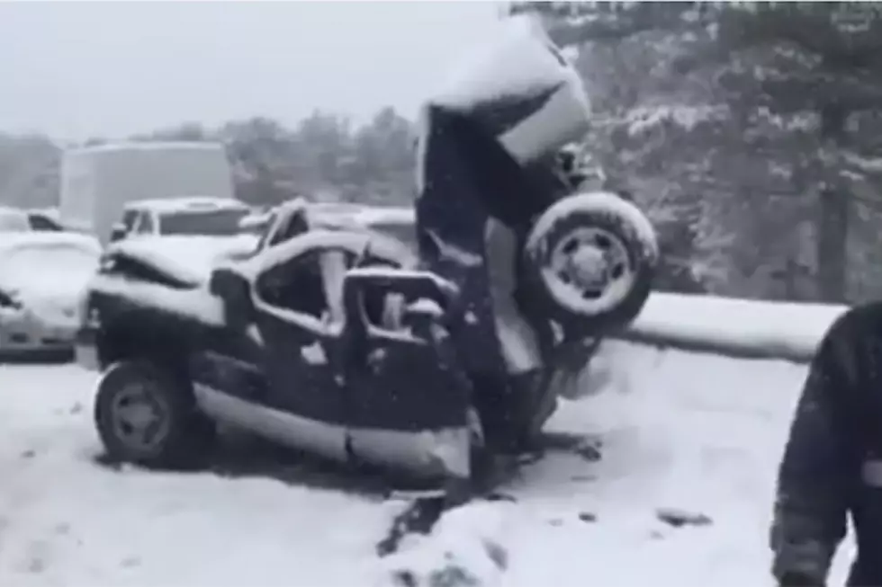 Crews Clean Up After Interstate 95 Crash in Maine [Update + VIDEO]