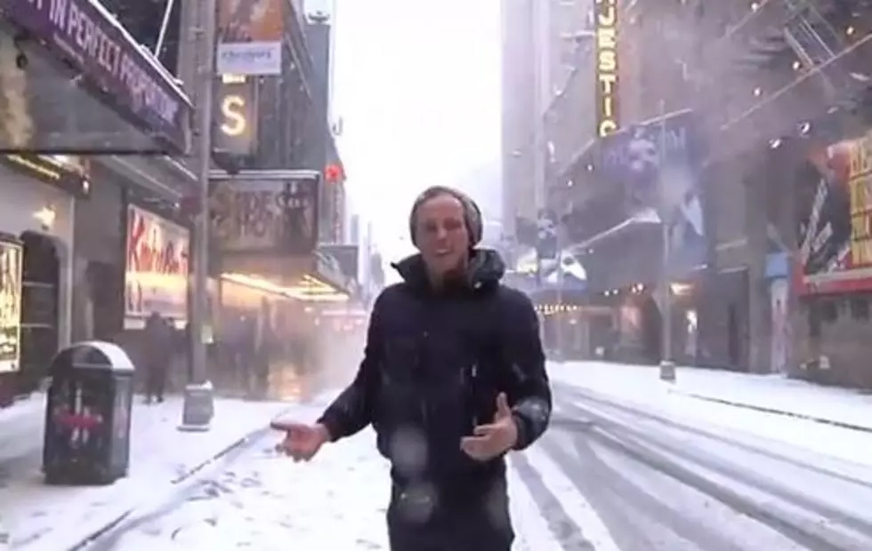 Broadway Actor Experiences His First Snow Day [Video]