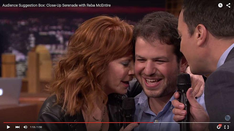 Fan Gets A Close-Up Serenade From Reba and Jimmy Fallon [VIDEO]