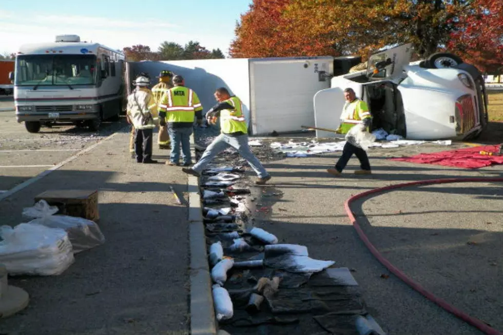 Semi Overturns In I-95 Rest Stop Accident