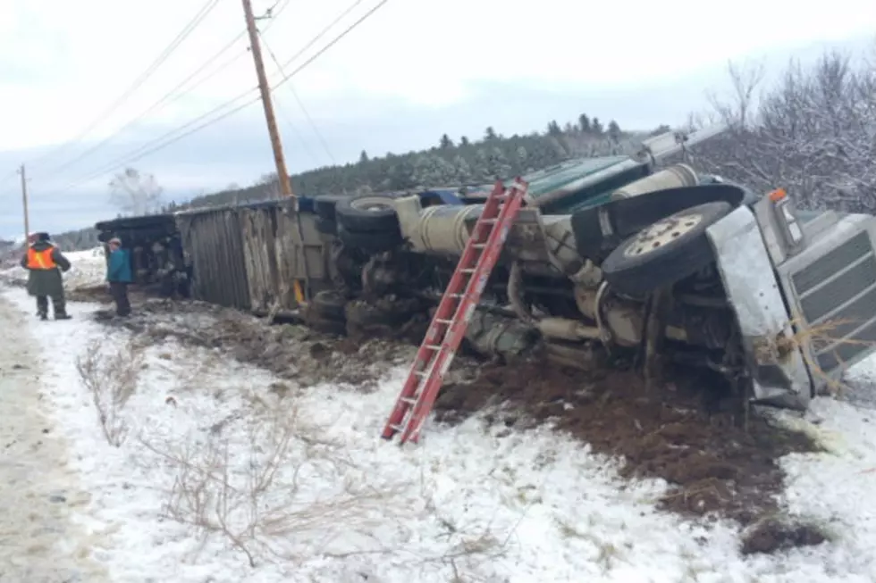 Tractor-Trailer Crashes In Aroostook County