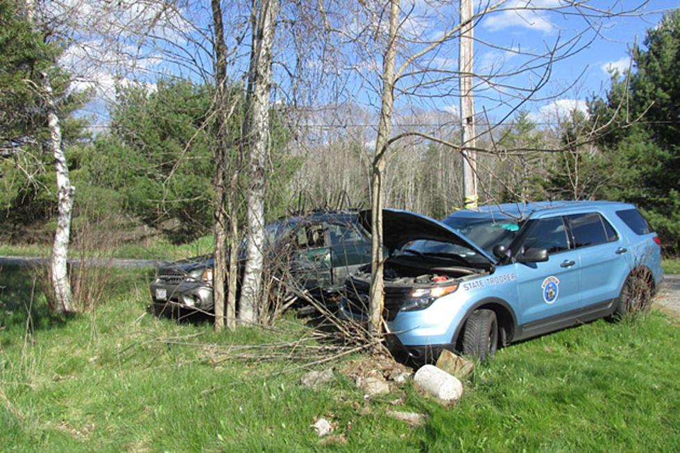 Maine Trooper, Appleton Woman Injured in Crash