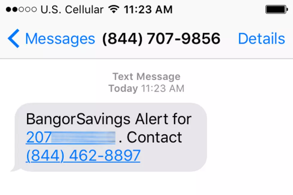 Bangor Savings Bank Warns Of Text Message Scam