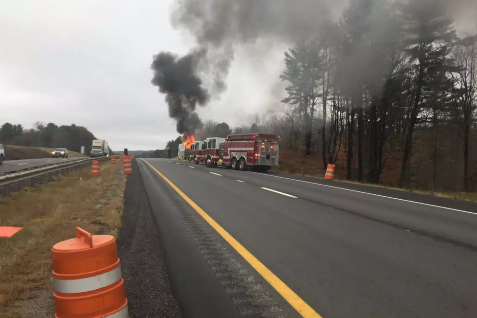 Bus Fire Disrupts Maine Turnpike Traffic