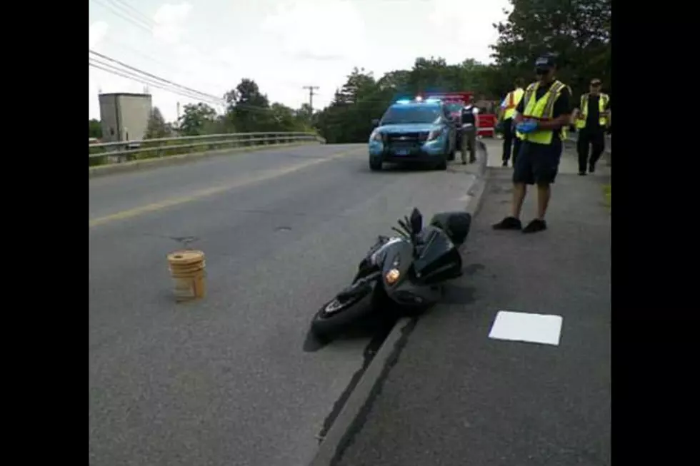 Motorcyclist Crashes After Waterville Chase, Escapes On Foot