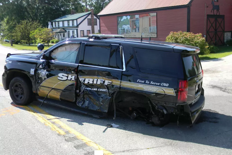 Driver Crosses Centerline And Strikes Sheriff Deputy’s SUV, Police Say