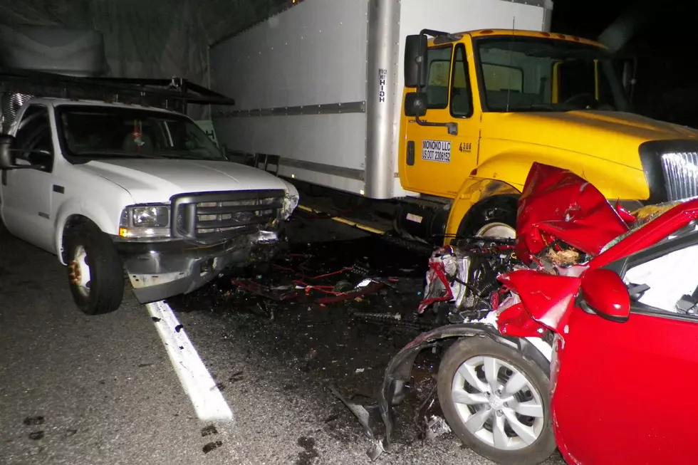 Wrong-Way Driver Crashes Into Construction Vehicles