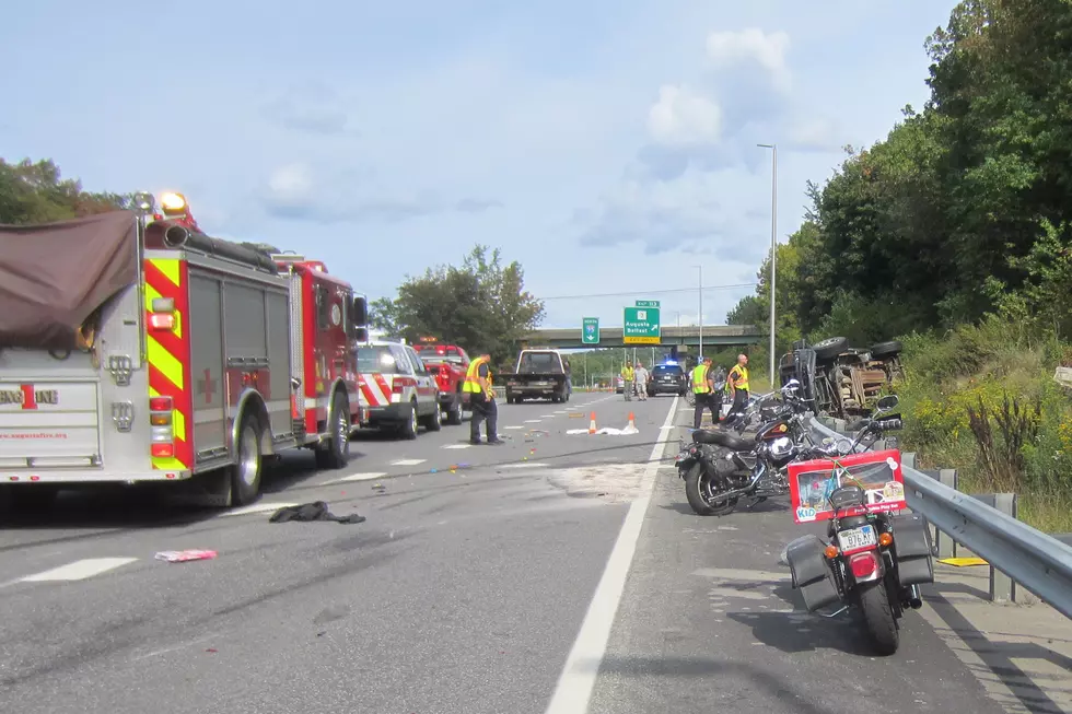 Two Die When Motorcycles, Pickup Collide On Interstate