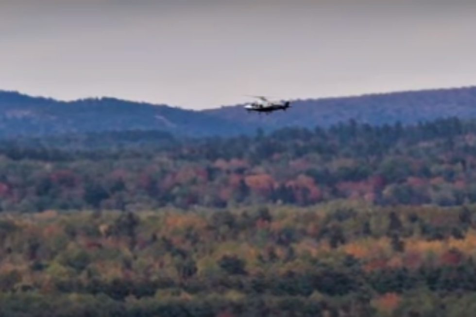 Watching Lifeflight Helicopter From Standpipe [VIDEO]