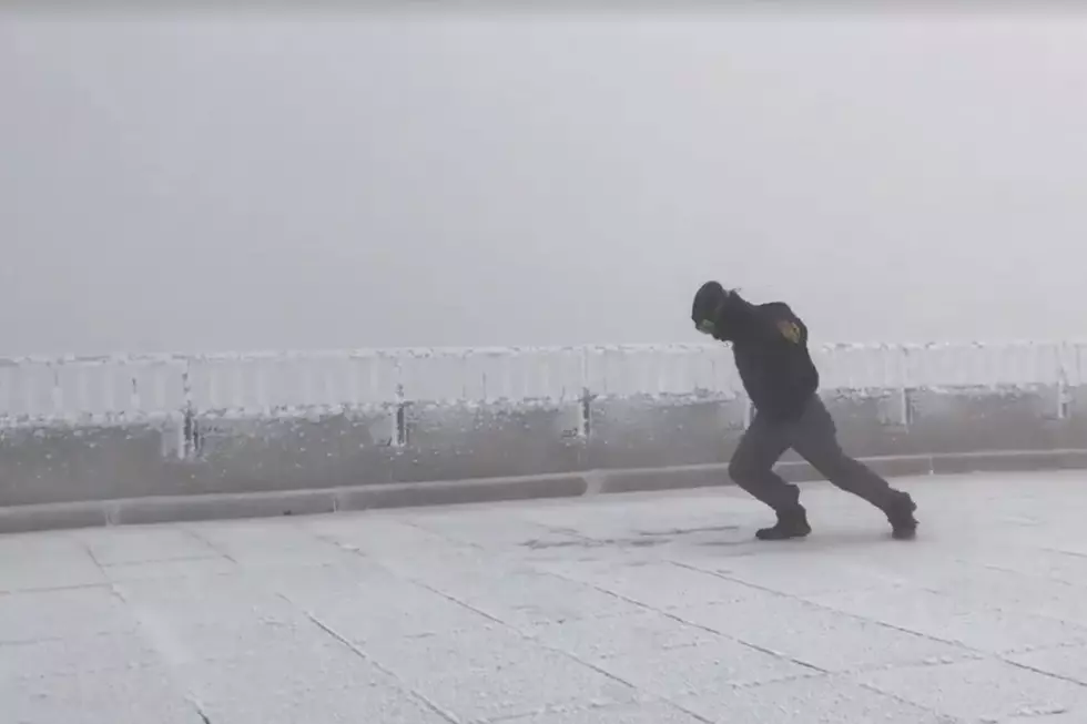 Watch This Mt. Washington Weather Observer Face 105 MPH Wind [VIDEO]