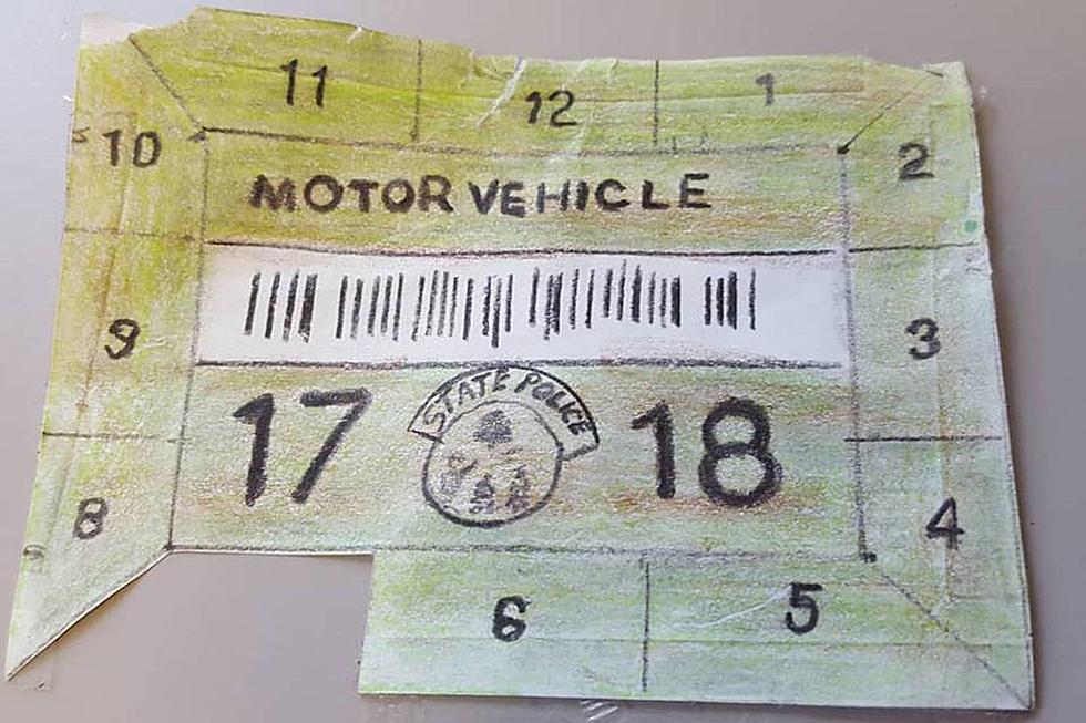 State Police Bust Mainer With Really Bad Fake Inspection Sticker