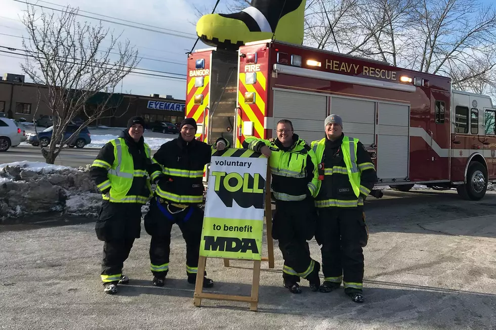 Bangor Firefighters Exceed Black Friday MDA Fundraising Goal