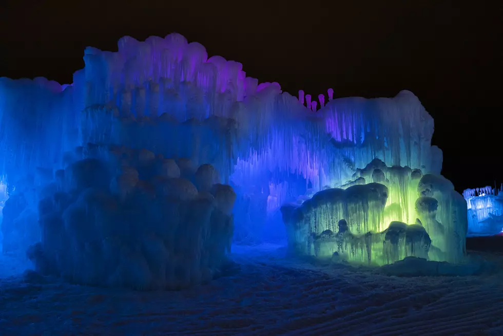Warm Weather Delays Opening of New Hampshire Ice Castle