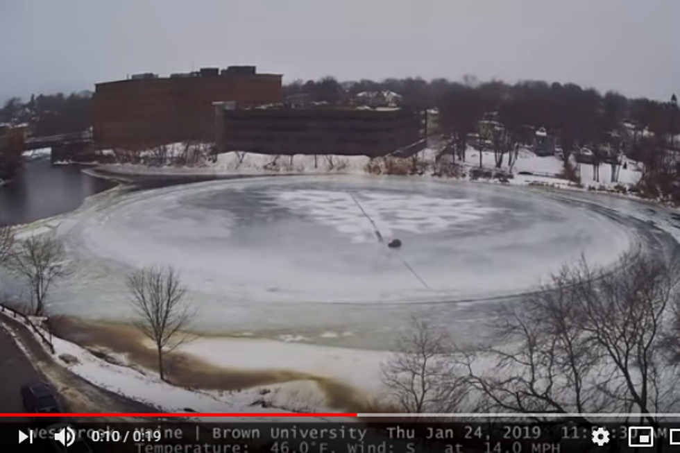 Time-Lapse Shows Artist Trying To Carve Up Ice Disk [VIDEO]