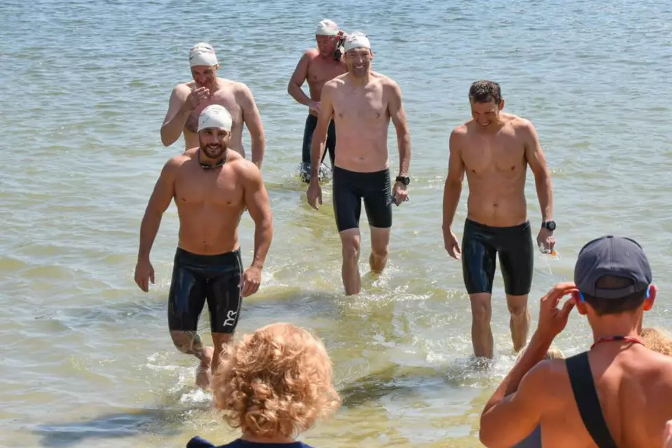 Navy Seals Swim 16 Miles To Sebago Lake For Camp Sunshine