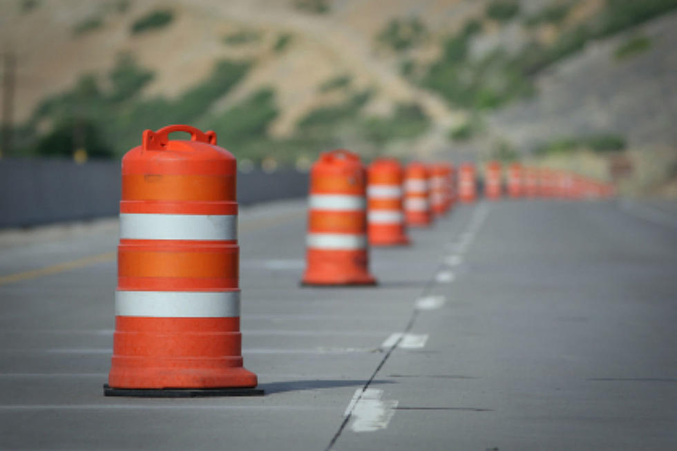 One-Lane Northbound I-95 Traffic During Paving