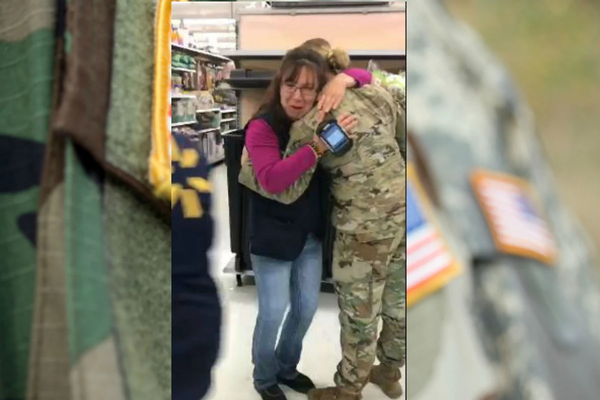 Watch Soldier Surprises Mom At Lincoln Walmart Video 8018