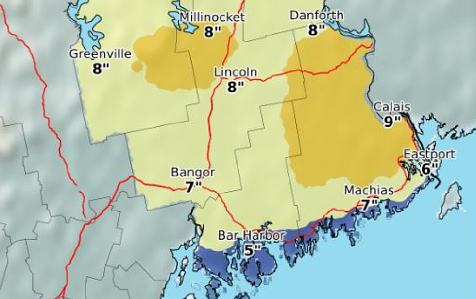 Weekend Storm To Bring Snow To Bangor + Downeast