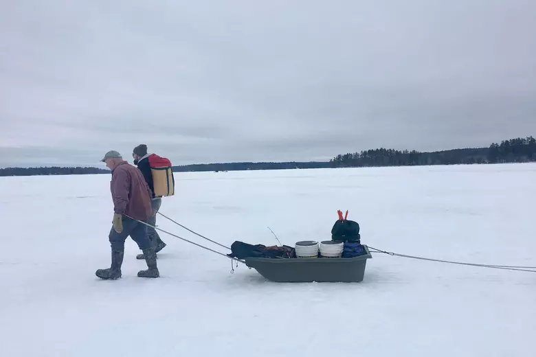 A few spots safe for ice fishing - The County