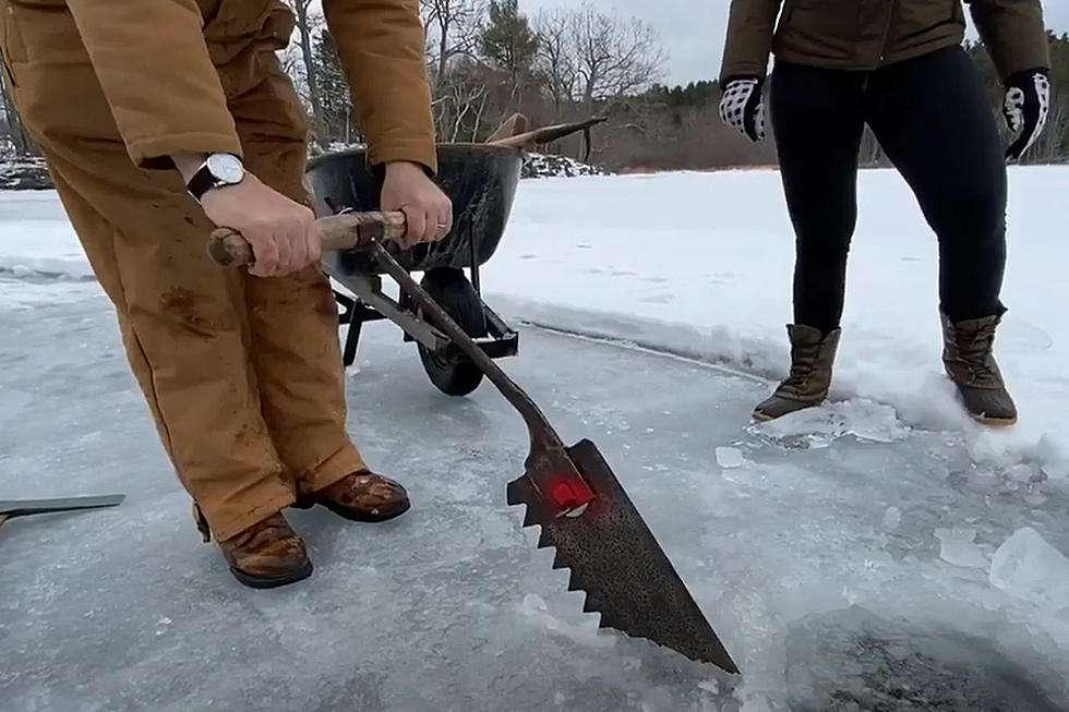 Ice Harvesting, Old-School  in Orrington Moved To Next Saturday