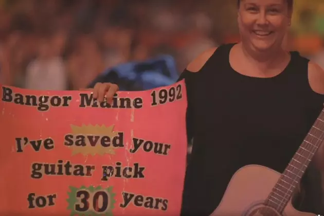 Garth Brooks Gives His Guitar to a Maine Fan at Gillette Show