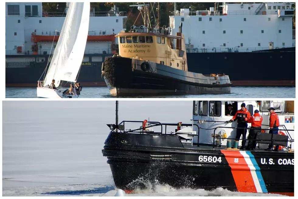 Tug Boat and Icebreaker at Bangor Boat Dock for Tours Fri & Sat