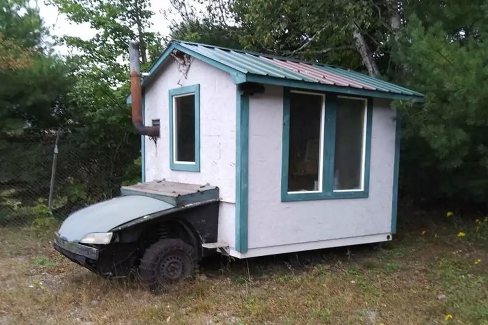Now This is an Ice Shack, And It is For Sale in Hancock