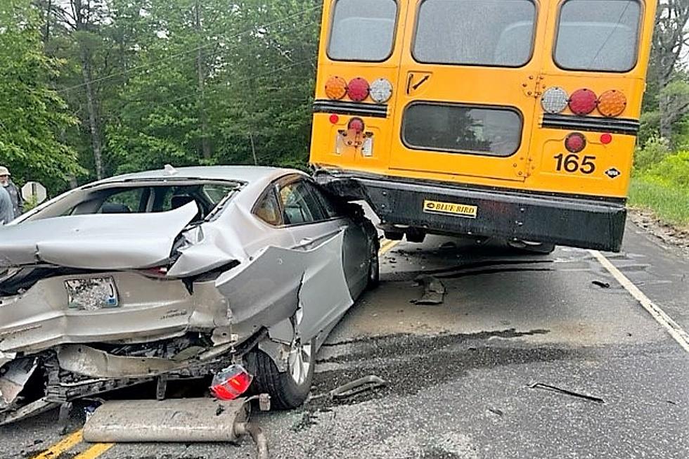 Maine Crash Included 2 Vehicles and a Stopped School Bus
