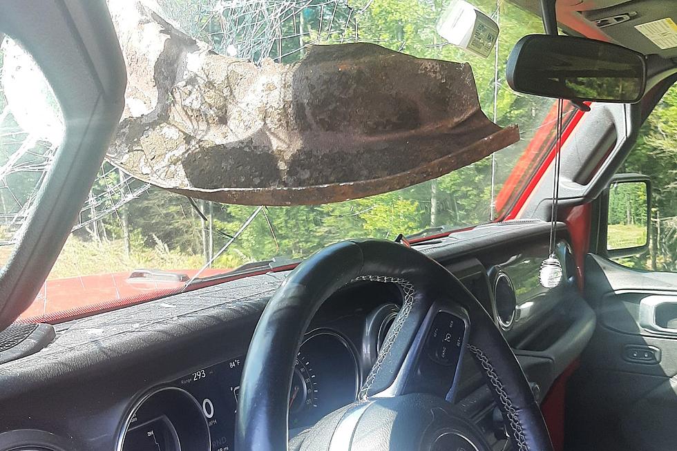 Woman Missed by Inches When Metal Pierced Her Windshield in Maine