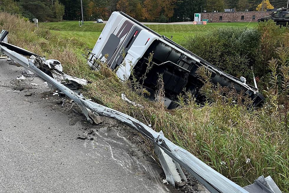 I-395 Bangor Ramp Was Closed  After an RV Rolled Over a Guardrail