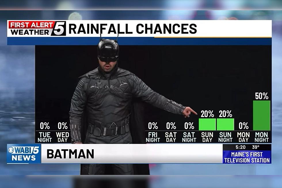 Bangor Meteorologist Does Forecast Dressed as Batman