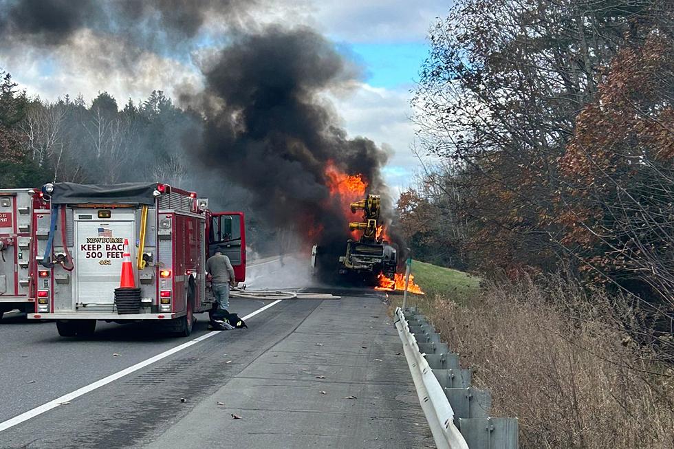 Crews Respond to a Truck Fire and Explosion on I-95 SB in Carmel