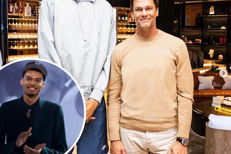 Tom Brady Looks Wicked Short Standing Next to NBA Star Victor Wembanyama