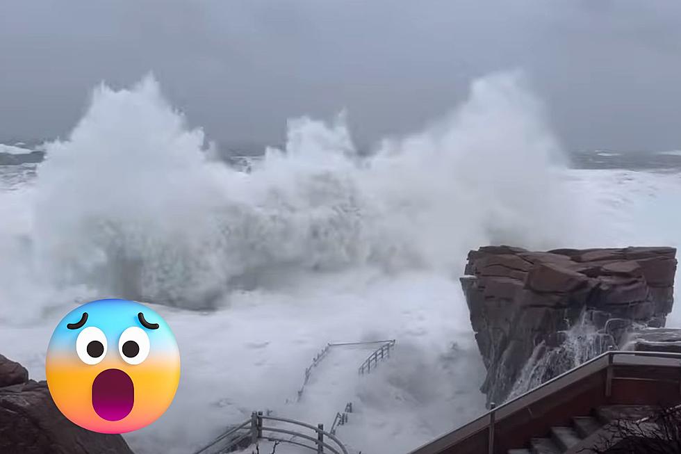 Intense Video of the Ocean at Acadia Park During Storm is Crazy